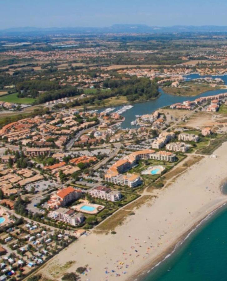 Rez De Jardin + Terrasse Piscine Et Acces Direct Plage Appartement Saint-Cyprien  Buitenkant foto