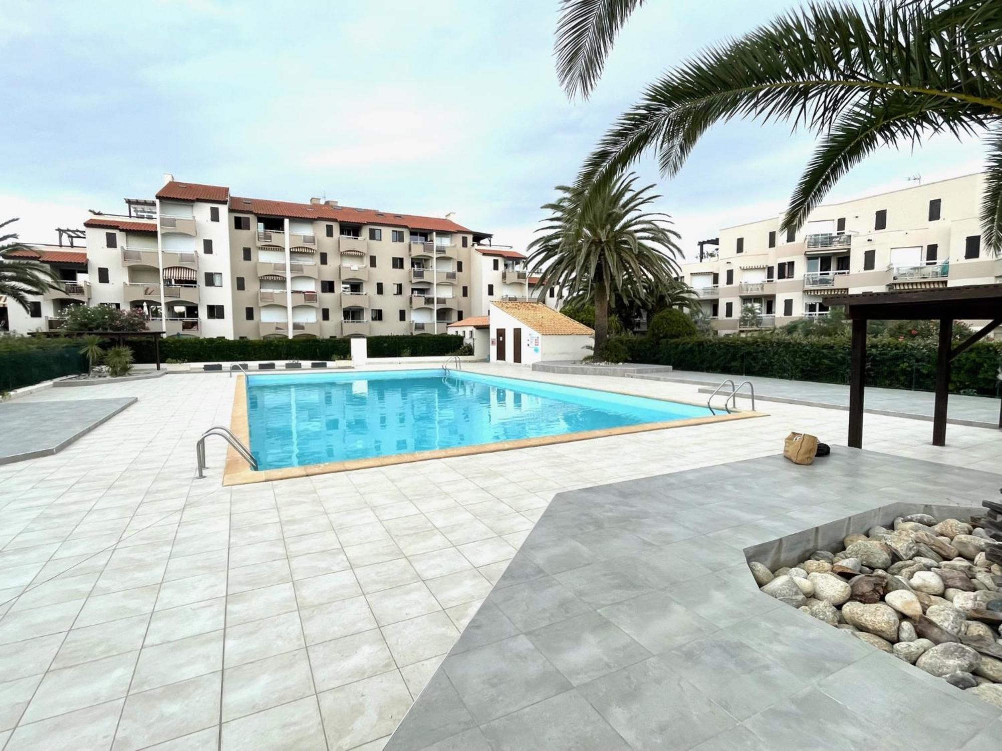 Rez De Jardin + Terrasse Piscine Et Acces Direct Plage Appartement Saint-Cyprien  Buitenkant foto